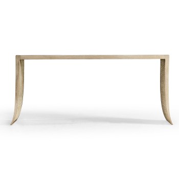 Arch Grasscloth Console Table