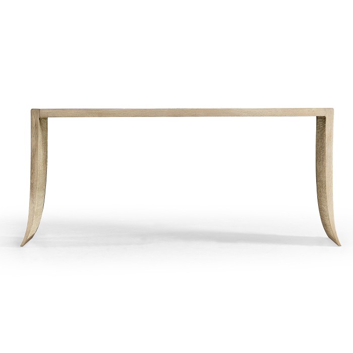Arch Grasscloth Console Table