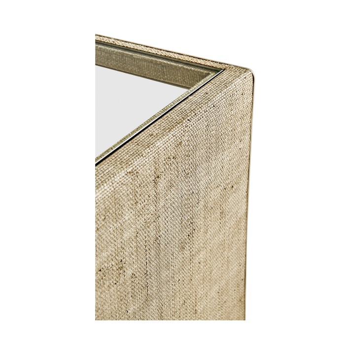 Arch Grasscloth Console Table