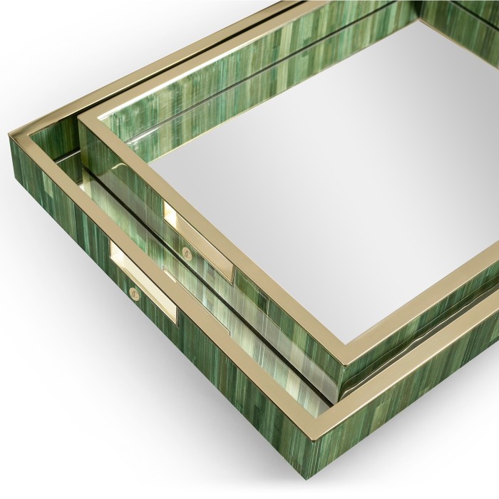 Verdure Rectangular Tray – Set of 2