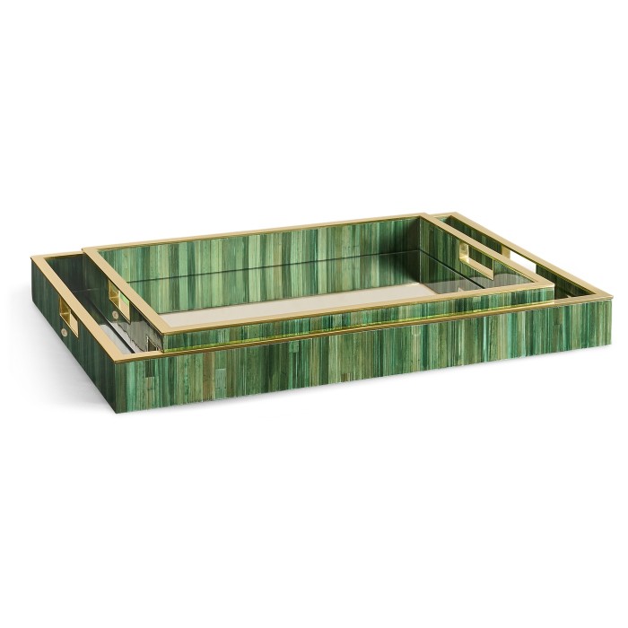 Verdure Rectangular Tray – Set of 2