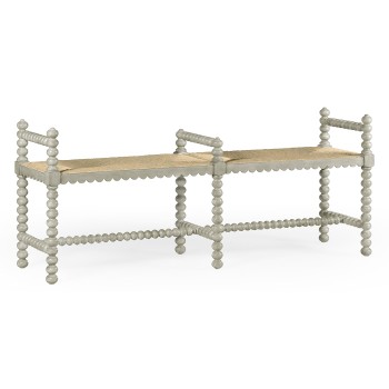 Bellingham Country Grey Double Bench