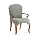 Gunby Grey Fruitwood Dining Arm Chair