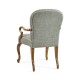 Gunby Grey Fruitwood Dining Arm Chair