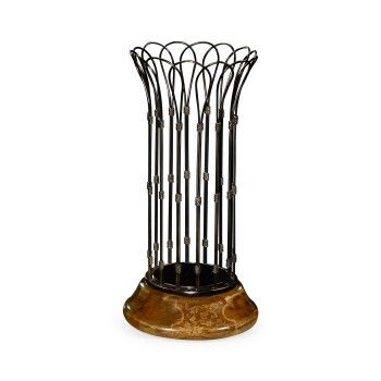 Rossett Antique Black Brass Stick Stand