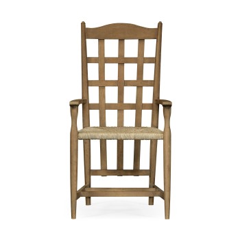 Tarvin Vintage Oak Arm Chair