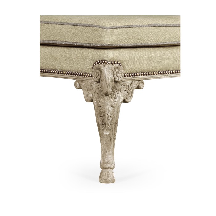 Small Tarporley Grey Oak Stool