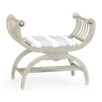 Single Lucca Cloudy Oak Bench