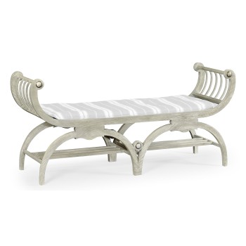 Double Lucca Cloudy Oak Bench