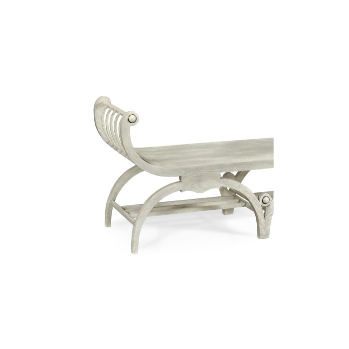 Double Lucca Cloudy Oak Bench