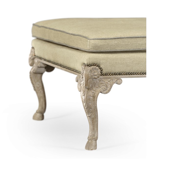 Large Tarporley Grey Oak Stool