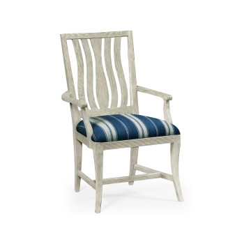 Eva Cloudy Oak Dining Arm Chair