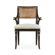 Linden Charcoal Wash Dining Arm Chair