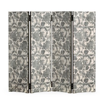 Octavian White & Blue Screen Panels