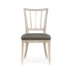 Lucillo Washed Acacia Carver Side Chair