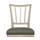 Lucillo Washed Acacia Carver Side Chair