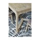 Lucillo Washed Acacia Carver Side Chair