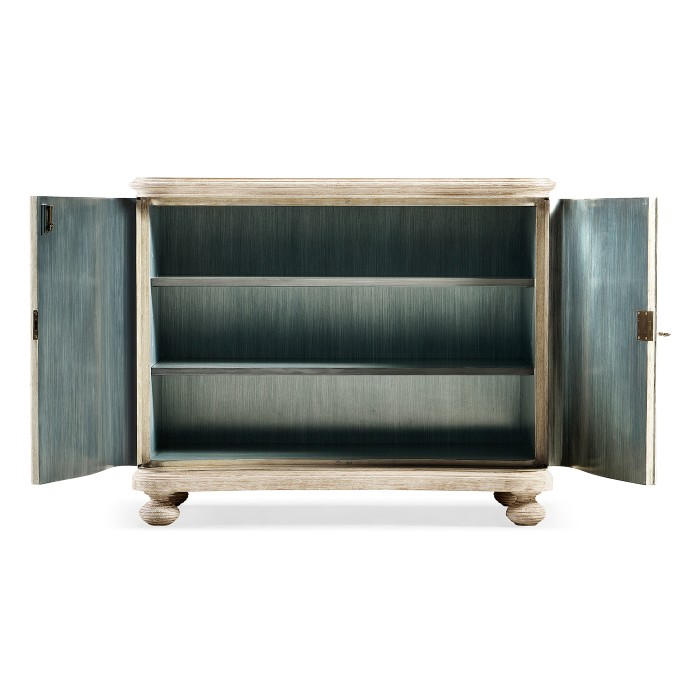 Belleville Washed Acacia Storage Cabinet