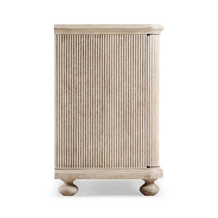 Belleville Washed Acacia Storage Cabinet