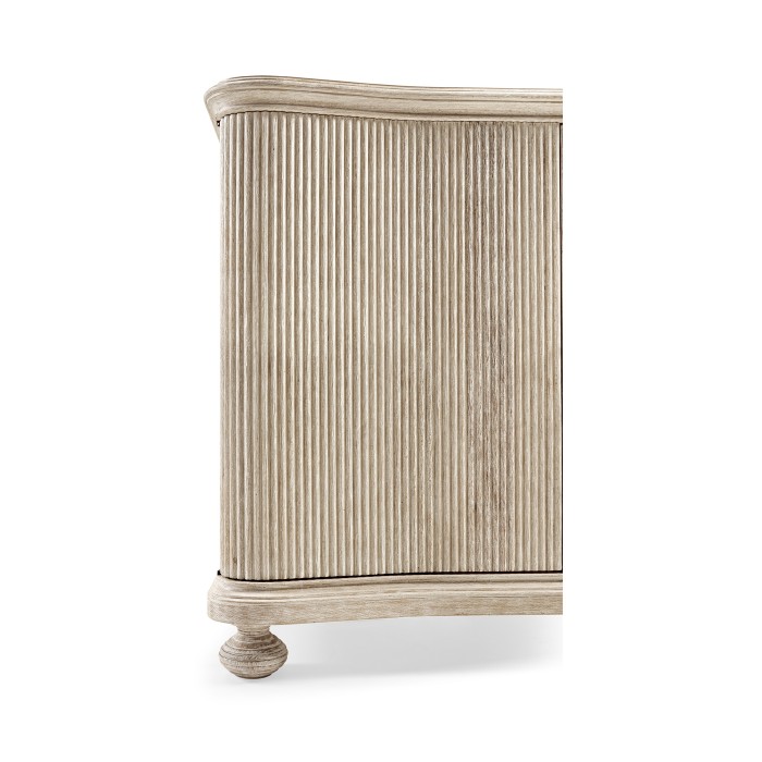 Belleville Washed Acacia Storage Cabinet