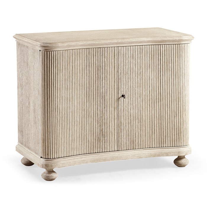 Belleville Washed Acacia Storage Cabinet