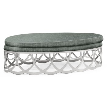Gigolette Stainless Steel Ottoman