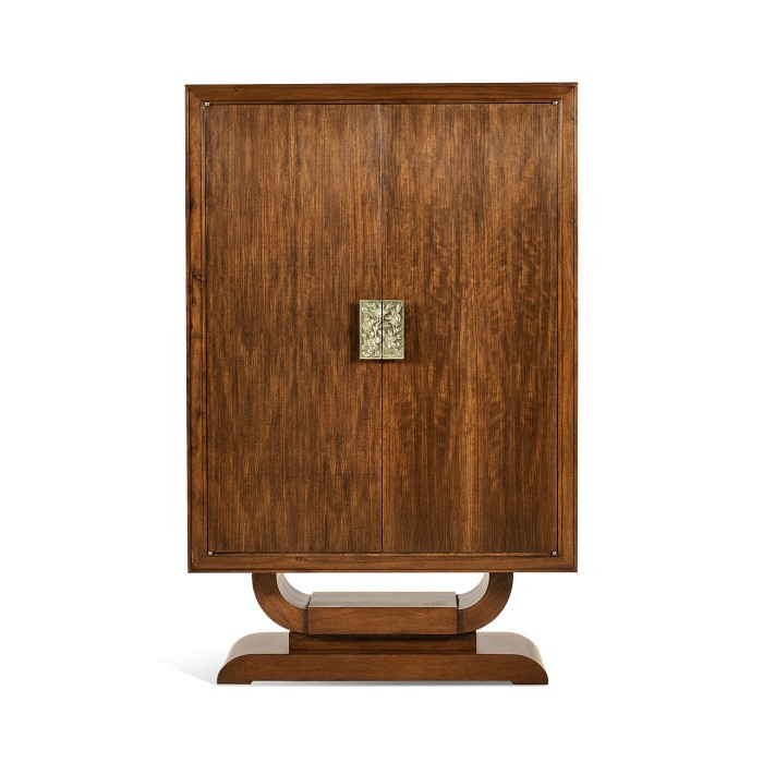 Art Deco Imperial Mahogany Salon Cabinet