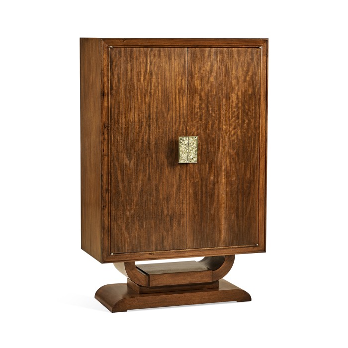 Art Deco Imperial Mahogany Salon Cabinet