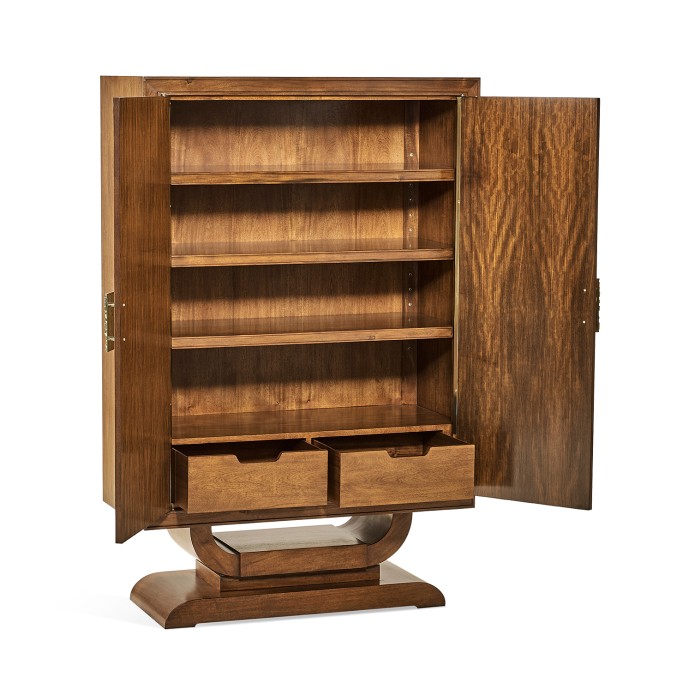 Art Deco Imperial Mahogany Salon Cabinet