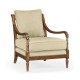 Biedermeier Medium Mahogany Lounge Chair