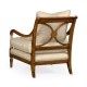 Biedermeier Medium Mahogany Lounge Chair
