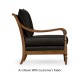 Biedermeier Medium Mahogany Lounge Chair