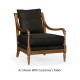 Biedermeier Medium Mahogany Lounge Chair