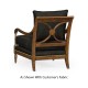 Biedermeier Medium Mahogany Lounge Chair