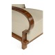 Moderne High Lustre Santos Rosewood Arm Chair