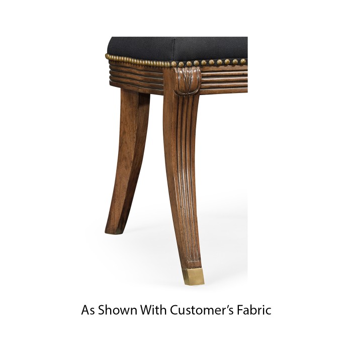 Klismos French Walnut Dining Chair