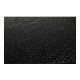 Square Ming Ebonized Coffee Table with Ebonized Rattan Top