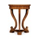Biedermeier Imperial Mahogany Cigarette Table