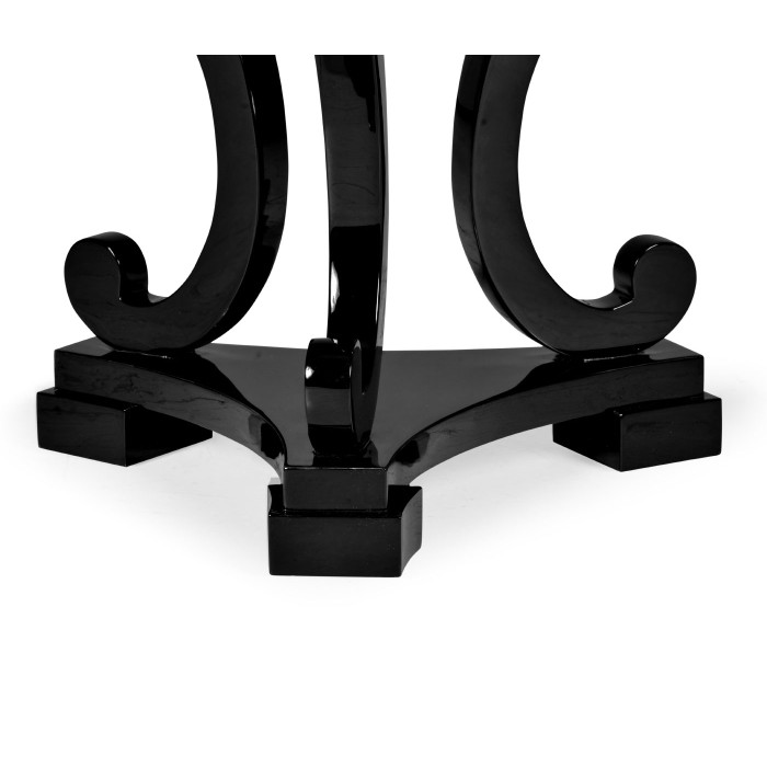Biedermeier Black Cigarette Table