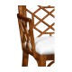 Imperial Mahogany Lattice Back Wing Chair