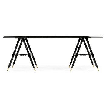 Louis Philippe Jet Black Desk