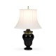 Black & Brass Urn Table Lamp