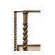 Four Poster Warm Chestnut Cali King Daybed