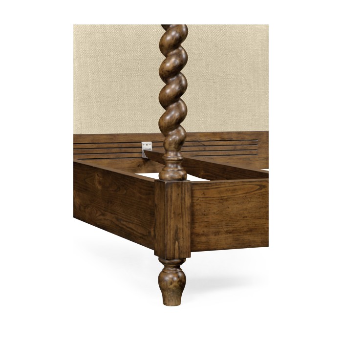 Four Poster Warm Chestnut UK King Daybed