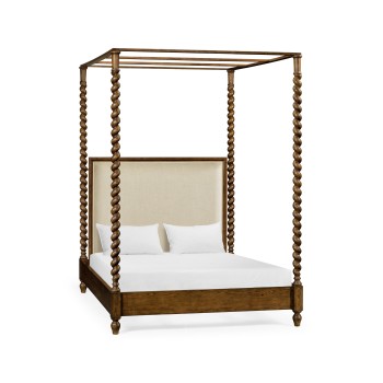 Four Poster Warm Chestnut UK King Daybed