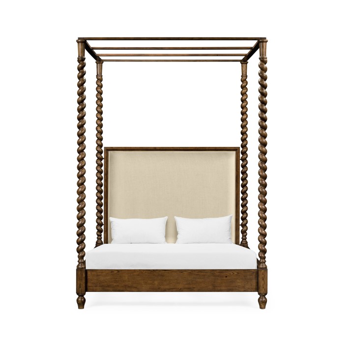 Four Poster Warm Chestnut US King Daybed