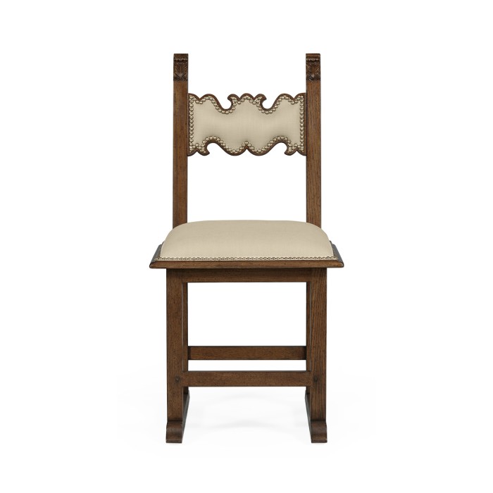 Acanthus Carved Warm Chestnut Side Chair