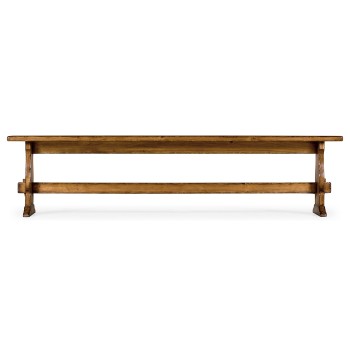 Medium Brown Elm Bench