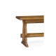 Medium Brown Elm Bench