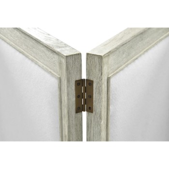 Light Grey Oak Screen, Upholstered in COM by Distributor